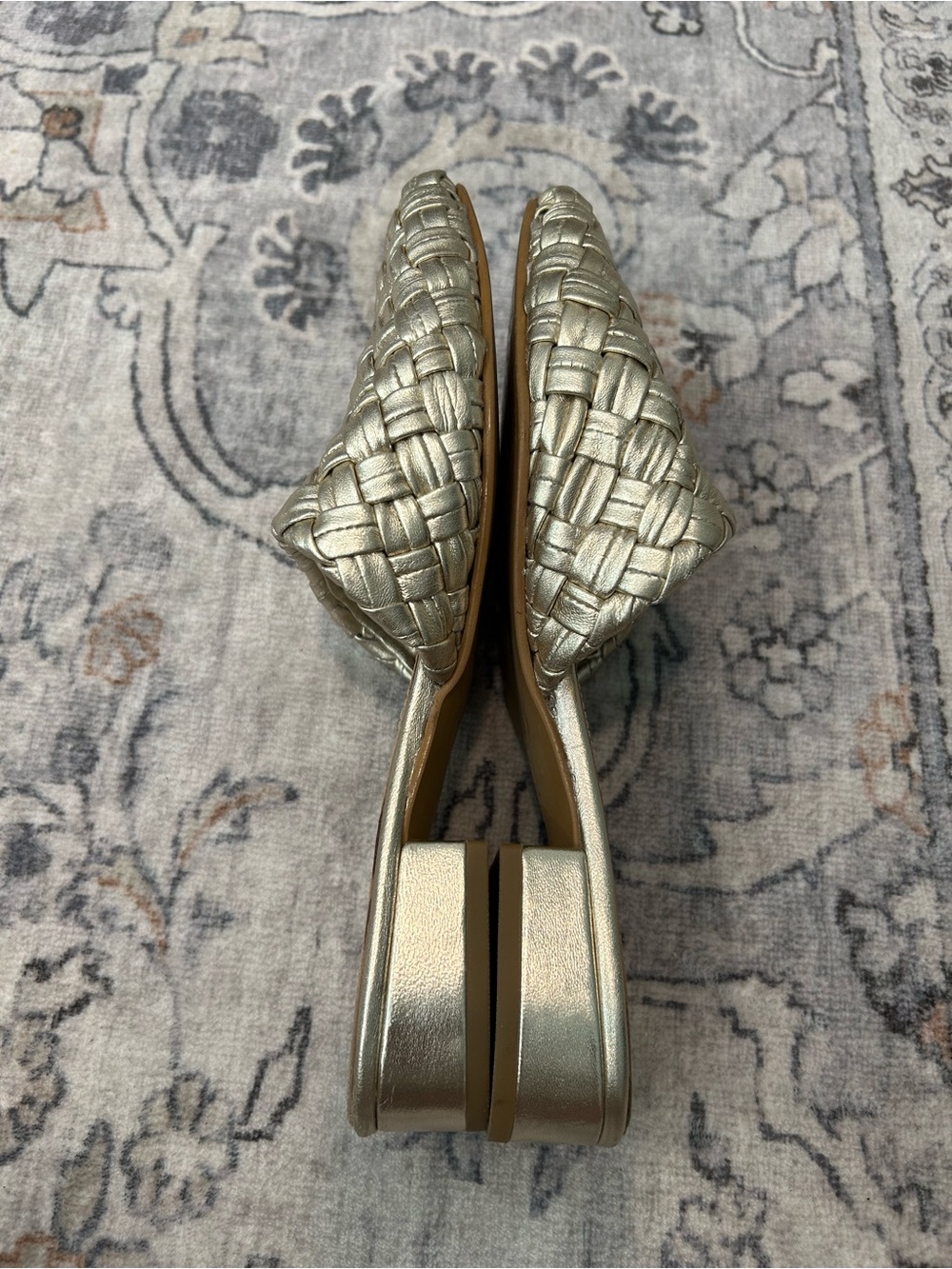 Sam Edelman Page Woven Leather Mules - Picture 4 of 6